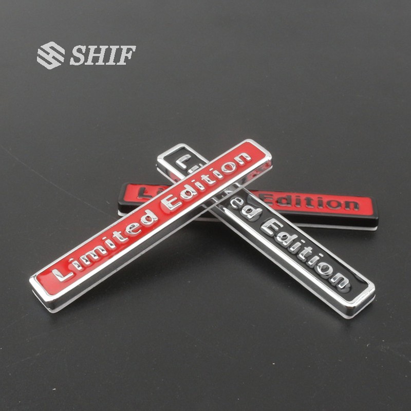 Stiker Emblem / Badge Metal 3d Edisi Terbatas Untuk Semua Jenis Mobil