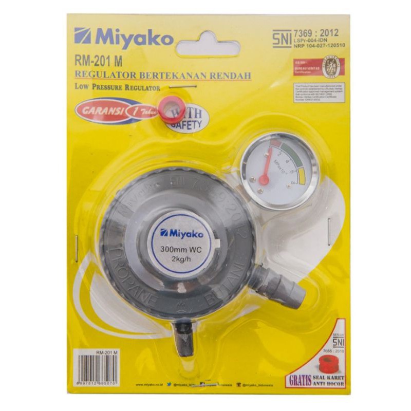 Kepala Gas Regulator Miyako RM 201 M Kepala Regulator Miyako 201M Tanpa Selang Regulator