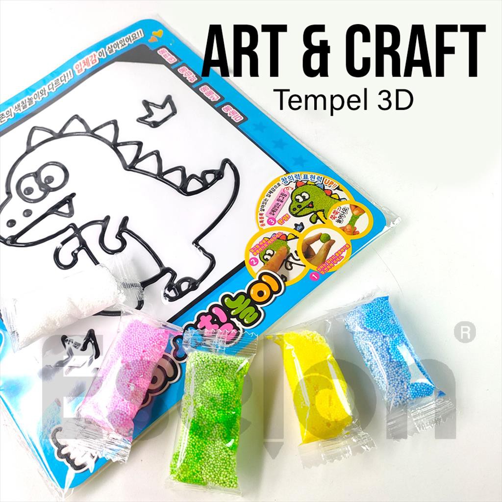 

Menempel 3d mainan edukasi / kerajinan tangan / art&craft