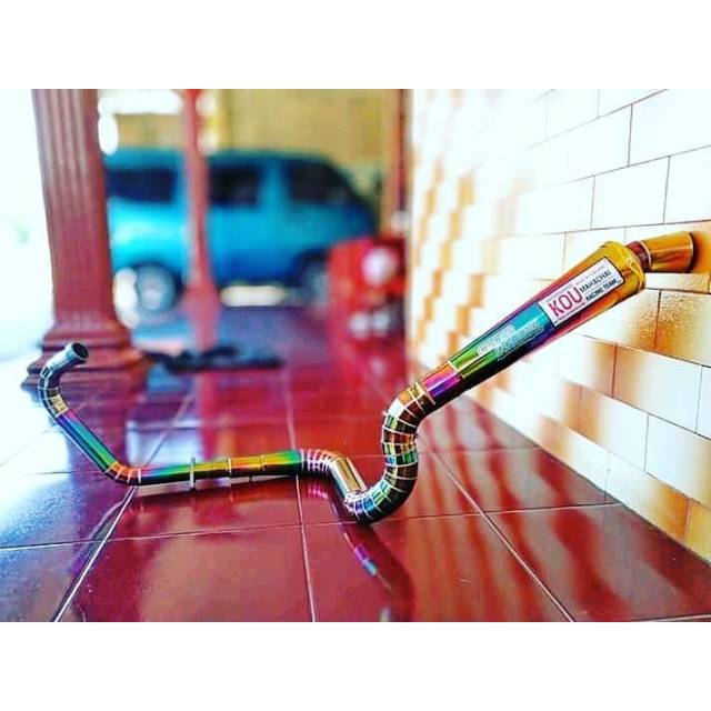 Knalpot kou kidal cobra rainbow vixion fu cb150 r cbr 150 jup mx sonic