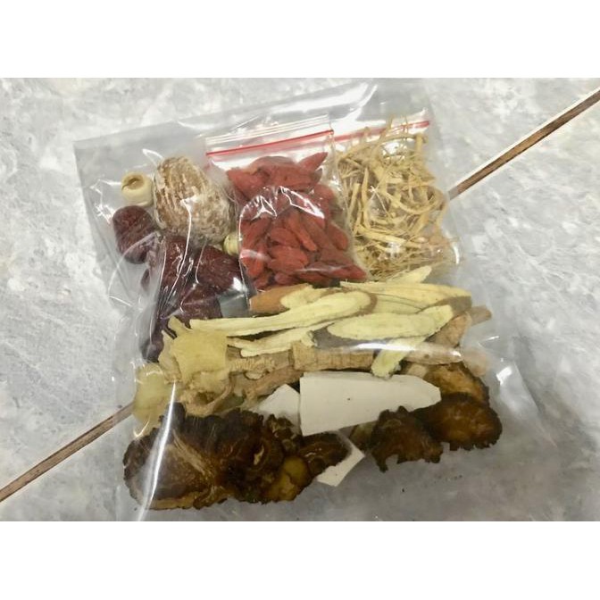 

Tim ayam obat herbal chinese komplit gingseng tim kue cia po ciak po