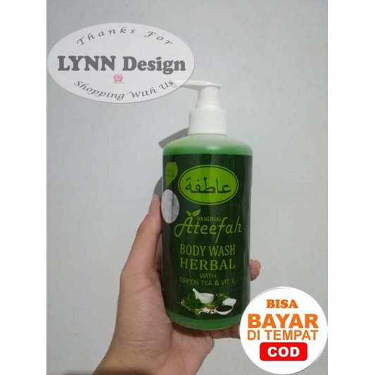 [RESMI] SABUN ARAB ATEEFAH GREENTEA CAIR 500 ML NALPARAMA