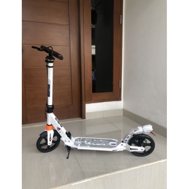 SKUTER OTOPED DEWASA / ANAK 10TAHUN + REM TANGAN & INJAK / URBAN SCOOTER