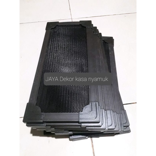 Kasa nyamuk aluminium list magnet untuk roster/ventilasi (angin-angin)