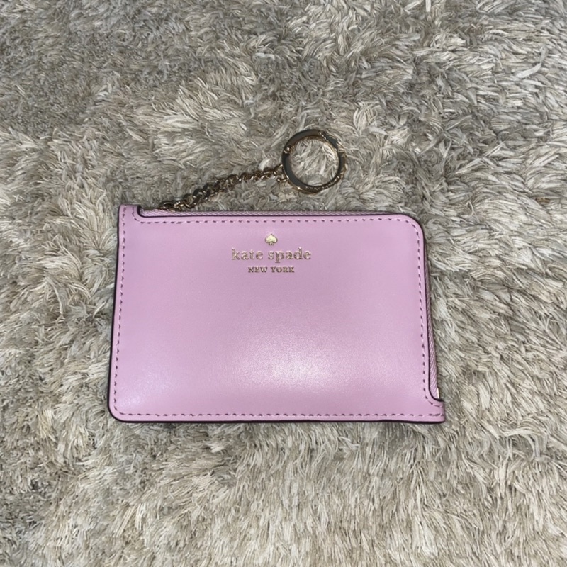 KATE SPADE KS Dompet Kartu Card Holder Wallet With Keychain Care Card NBU New