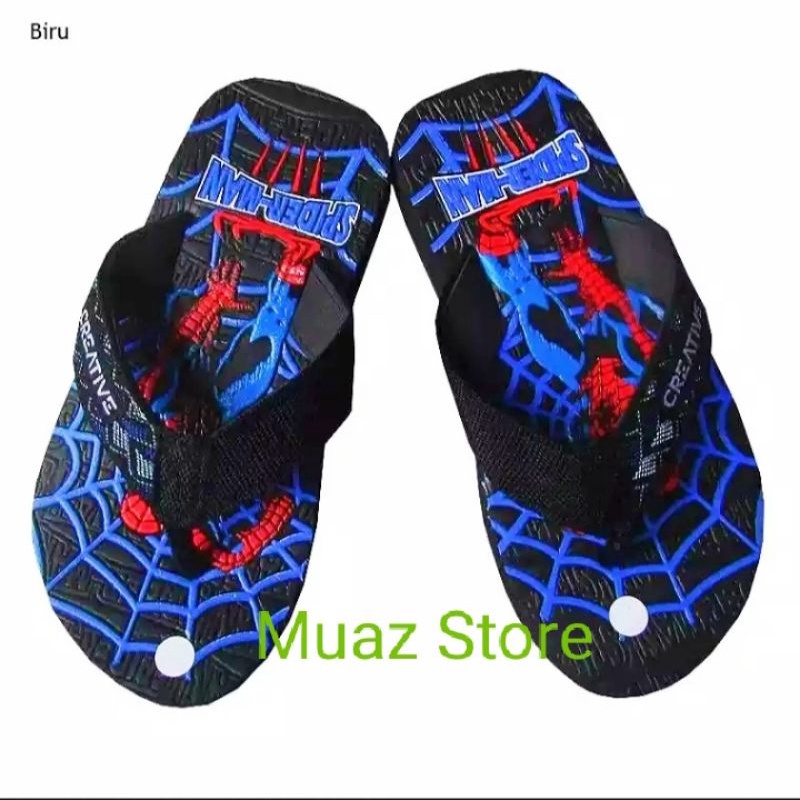 Sendal Karakter Anak Spiderman CREATIVE Harga Grosir