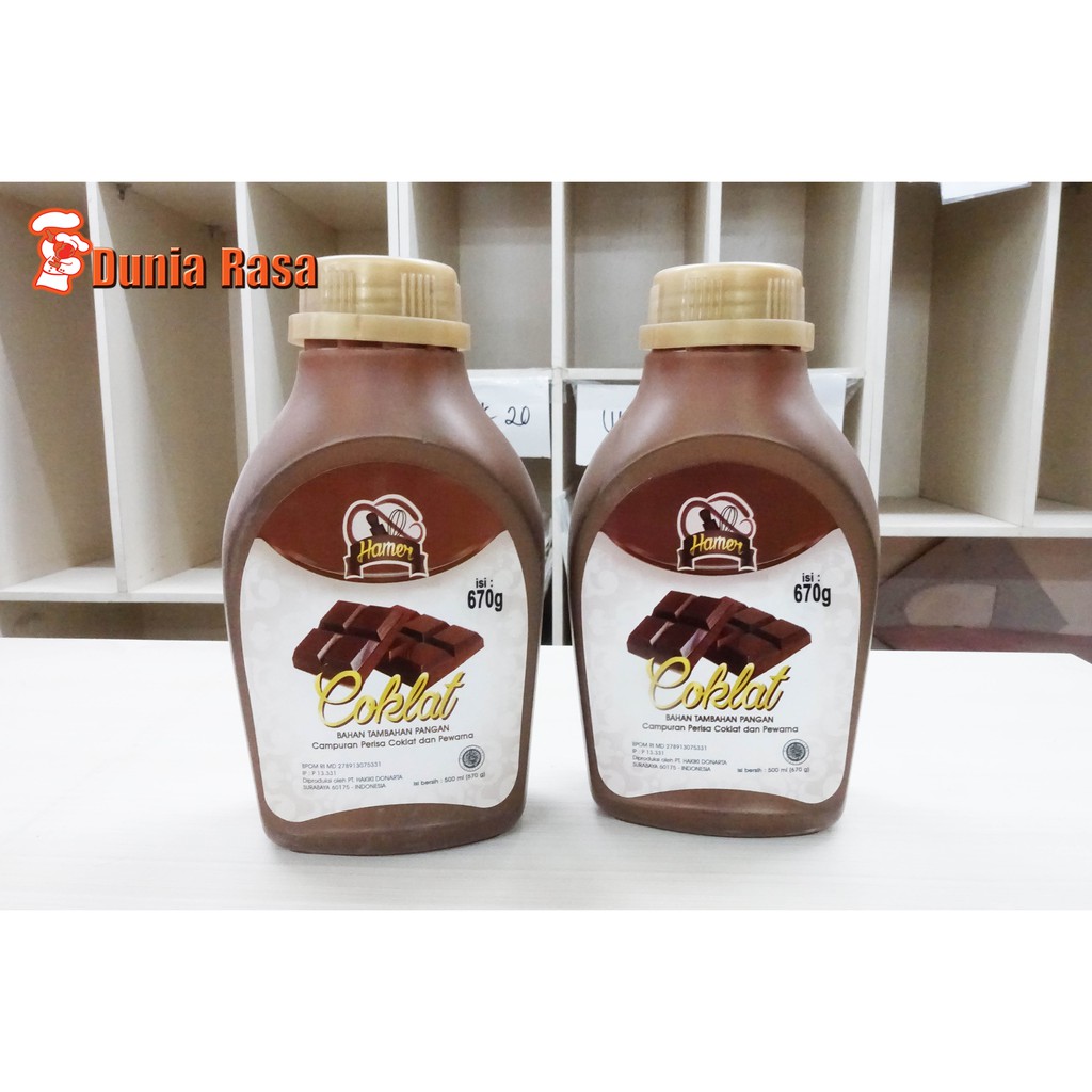 

Hamer perisa pasta Cokelat 500ml (Gratis MRJELLY Agar-agar 1 Sachet)