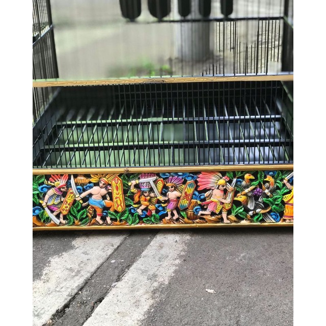 sangkar ukir, sangkar kotak, sangkar cucak ijo, sangkar kacer, sangkar kenari