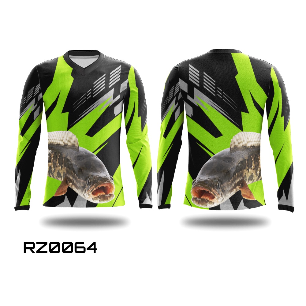 Kaos Jersey Mancing Fishing Ikan Toman Snakehead Angler Custom RZ0064