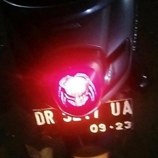 STIKER VARIASI STOPLAMP SCOOPY 2017-2019/ VARIASI LAMPU MOTOR SCOOPY 2018 KARAKTER