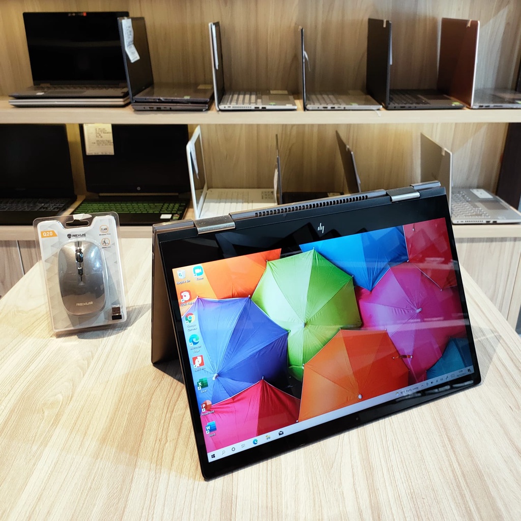 HP ENVY X360 Touchscreen - Hitam (AMD FX-9800P) RAM 8GB HDD 1TB VGA AMD Radeon R7 Graphics