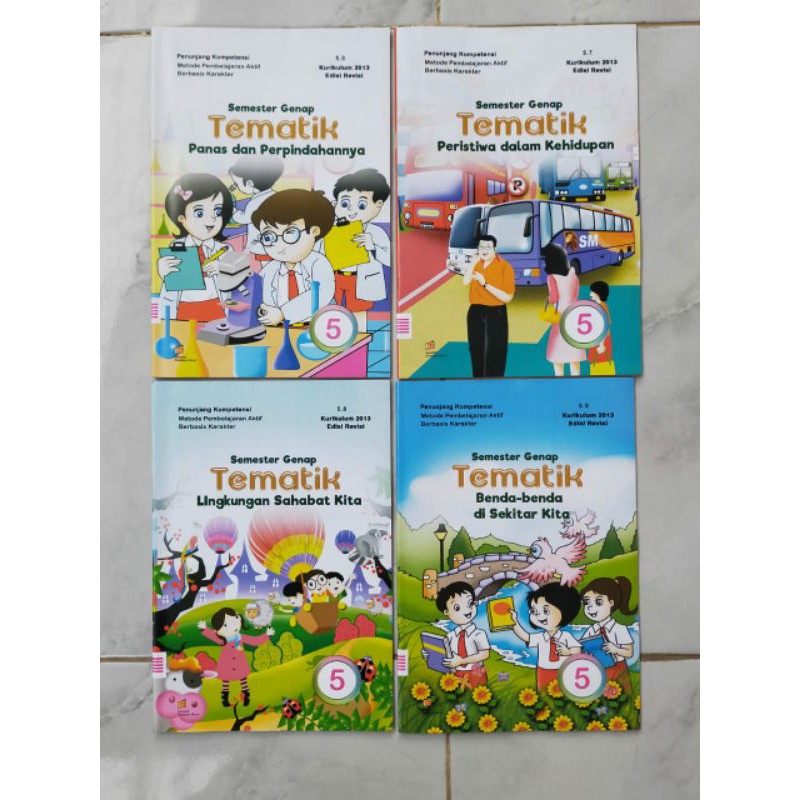 1 PAKET LKS TEMATIK SD KELAS 5 SEMESTER 2 KURTILAS 2013
