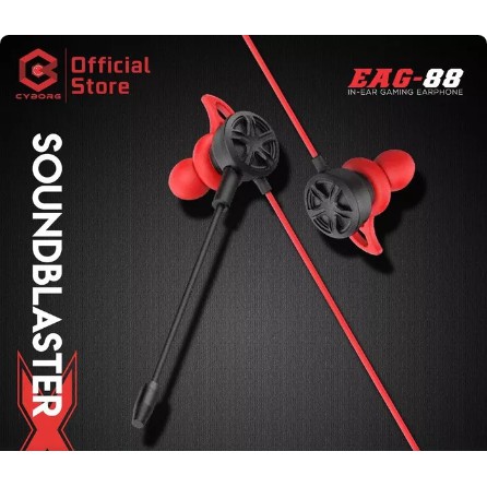 EARPHONE GAMING CYBORG EAG88