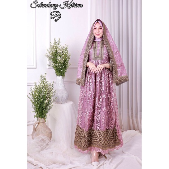 Gamis Selendang Katrina Ekslusif Original Pelangi Jaya Butik-7