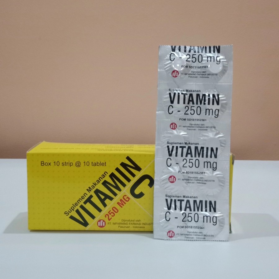VITAMIN C IFI 250MG PER STRIP ISI 10 TABLET HISAP