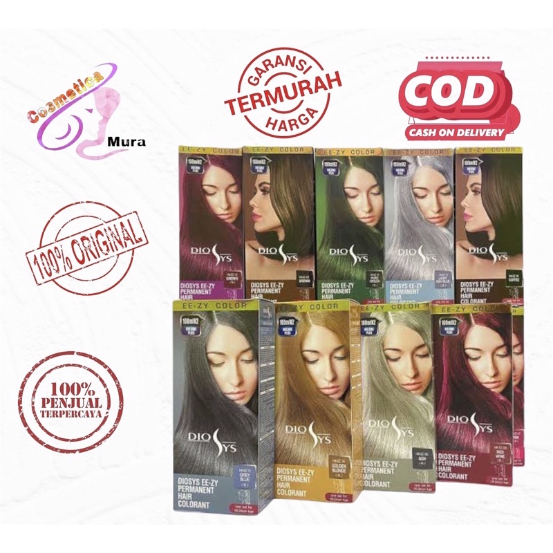 ReAdy paling lengkap - Diosys colouring Set // CAT RAMBUT DIOSYS PASTA