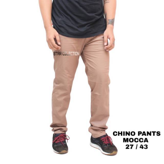 CELANA CINO PANJANG PRIA / CELANA CHINO JUMBU SUPER BIG SIZE PREMIUM  27-43