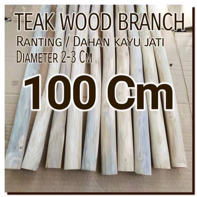 Macrame 100 Cm Teak Wood Branch Dahan ranting kayu jati dekorasi