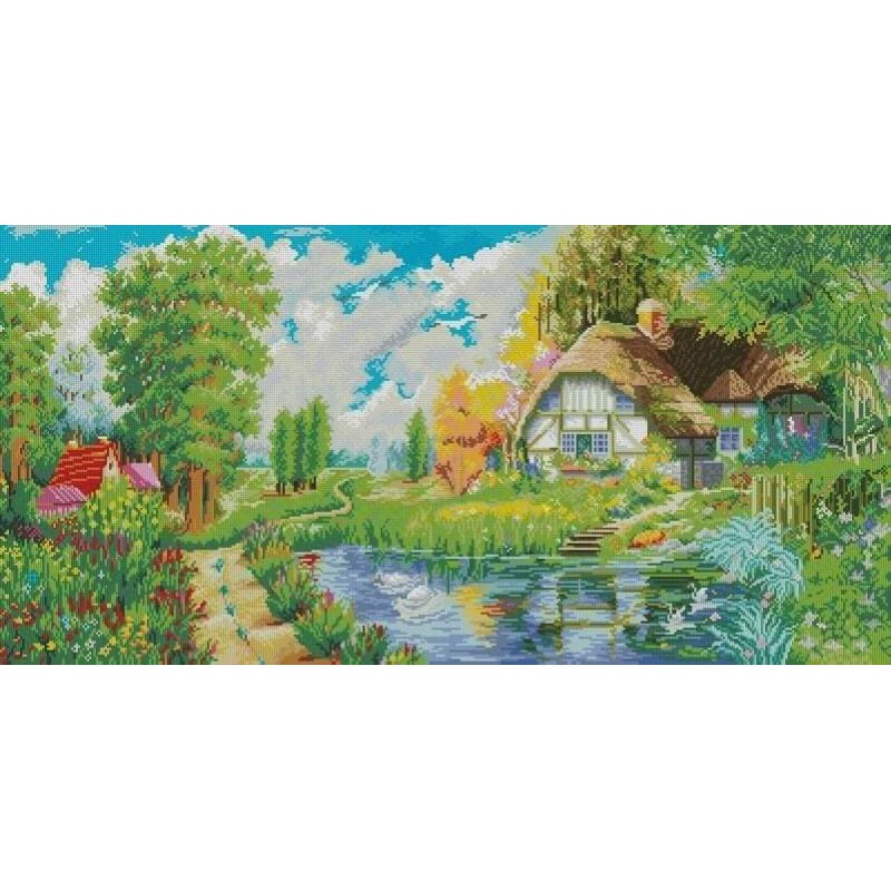 Kit Kristik - A Cottage Home Cross Stitch