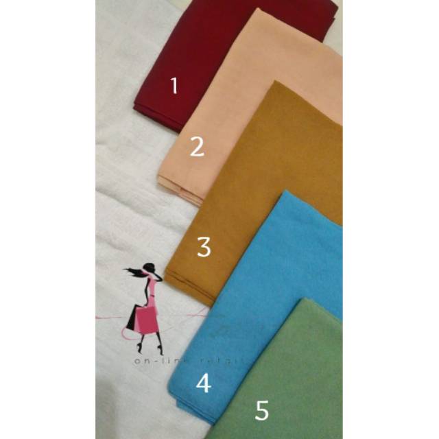 PROMO HANYA HARI INI Hijab jilbab segiempat polos bella square lembut