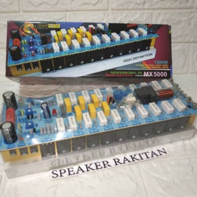 Kit power audio profesional amplifier YAMAHA MX-5000 plus TR 1500watt mono