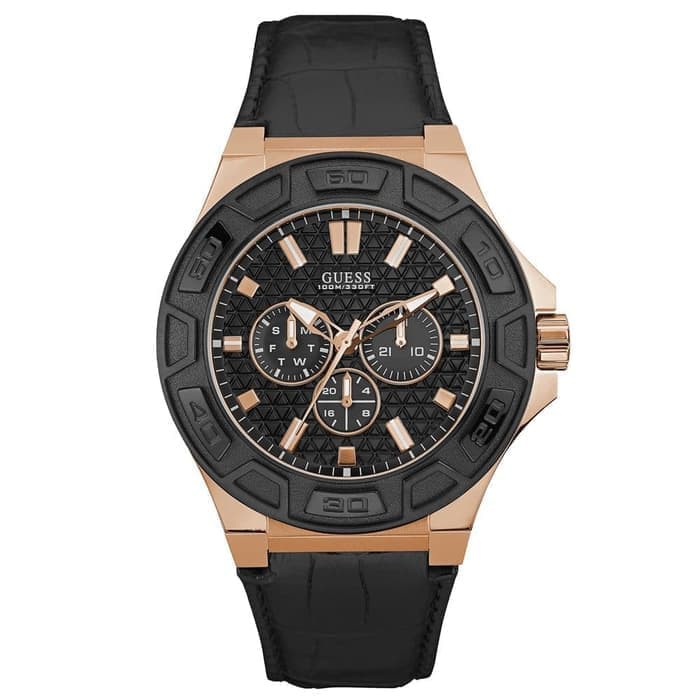 GUESS W0674G6 Force - Jam Tangan Pria - Hitam