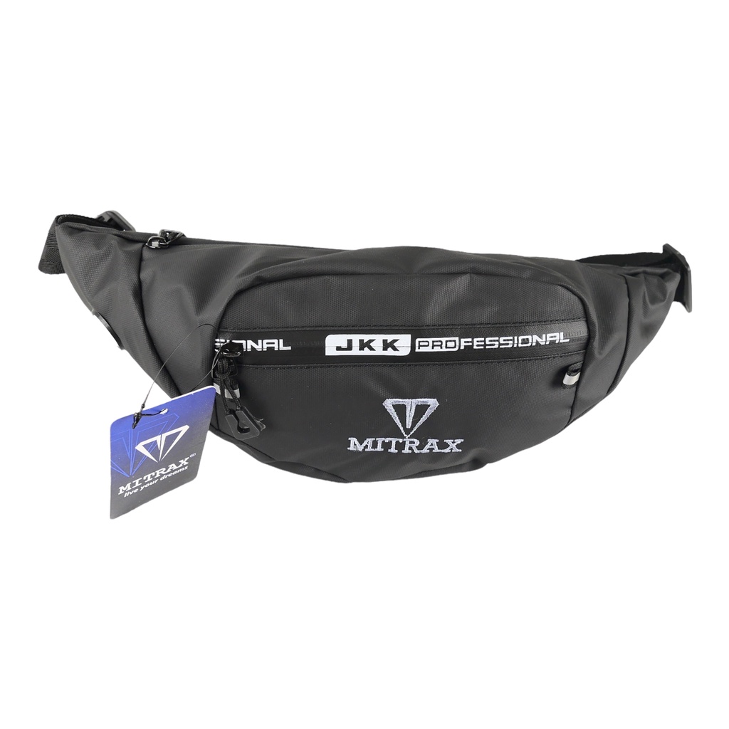Tas Pingang Mitrax Soter Bahan Bimo Anti Cipratan / Waterproof! Tas Pinggang / Waist Bag Pria dan Wanita!