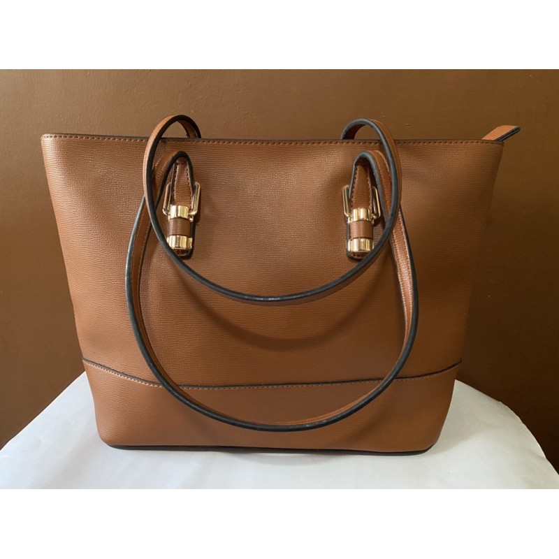 PRELOVED LIKE NEW TAS TOTE KULIT/TOTE BAG/TAS BATAM