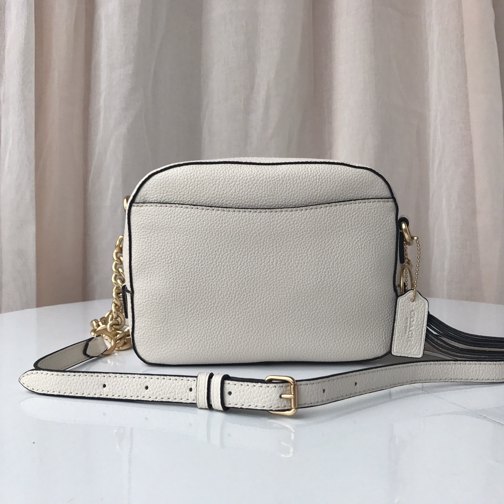 [Instant/Same Day]29411 coach women bag Shoulder sling bag Square black small bags   xjb