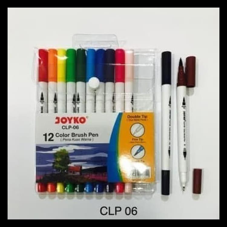 

BAYAR DITEMPAT BRUSH PEN JOYKO CLP-06 (DUA MATA PEN) KODE 1067