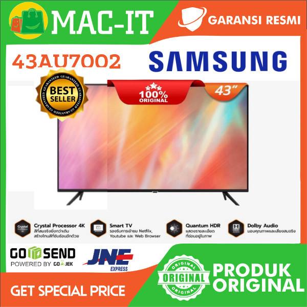 LED TV SAMSUNG TV 43AU7002 SMART TV LED 43 INCH CRYSTAL UHD 4K - RESMI