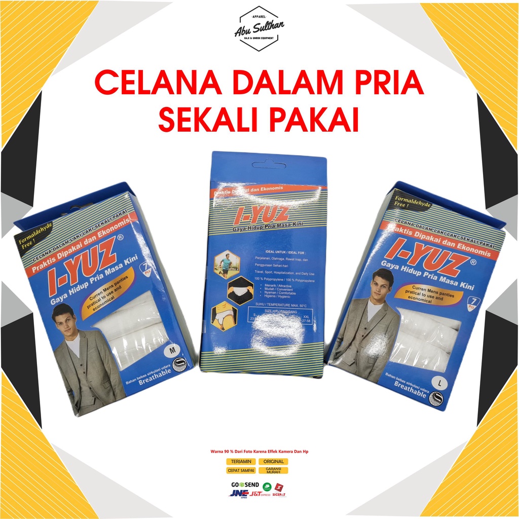 Celana Dalam Sekali Pakai Pria TERLARIS Celana Dalam Kertas Sekali Pakai Just Go Disposable Panties Untuk Isoman Perlengakapan haji umroh iyyuz