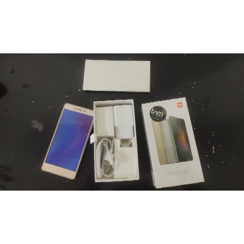 Redmi 3s Bekas Full Set Seken Tangan Pertama