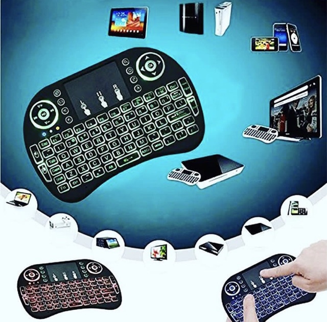 i8 Backlit Mini Wireless Keyboard Touchpad - Keyboard Mini Bluetooth FOR ANDROID TV BOX MINI