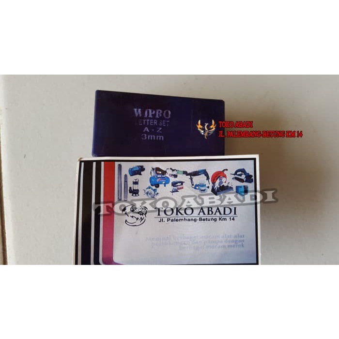 Ketok Huruf Wipro 3mm