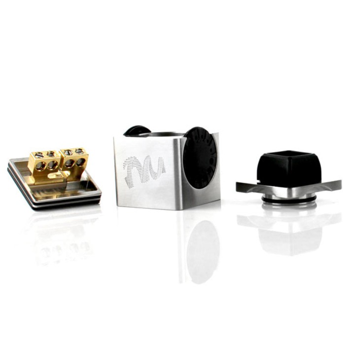 Twisted Messes Cube RDA Atomizer - SILVER [Clone]