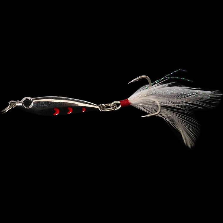 Shengyao 1Pcs Metal Jig Spoon Umpan Pancing 2.5g 4.5g Swimbait Fishing Lure Ikan Bass Wobbler Kail Sinking Jigging Tackle