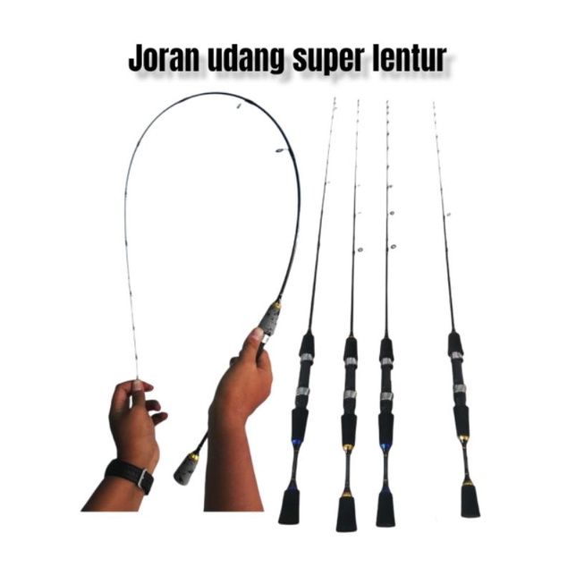 joran udang lemas 1-3 lbs