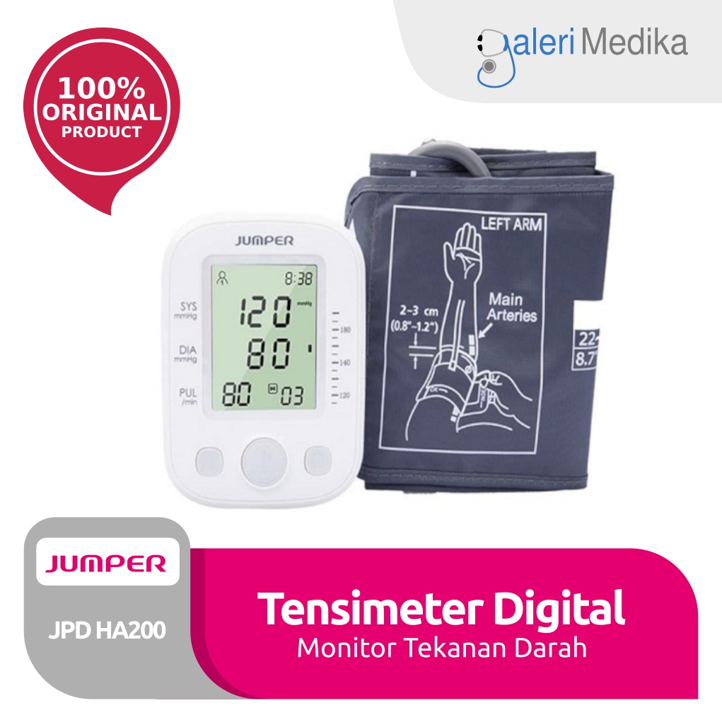 Tensimeter Digital TensiOne 1 A Onemed - Dengan Suara + Adaptor