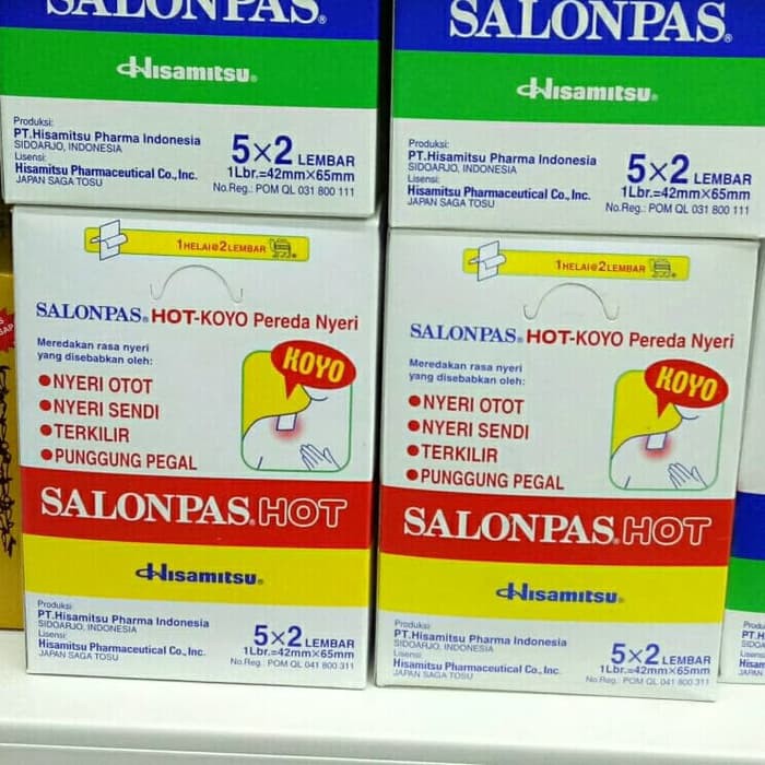 salonpas Hot box 10 sachet