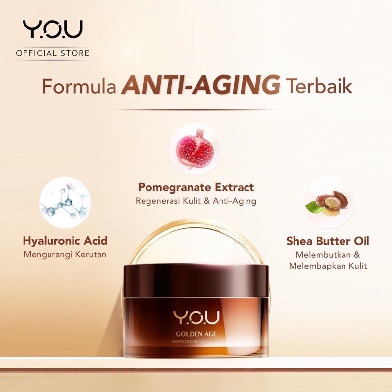 YOU Golden Age Revitalizing Night Cream ( YOU MAKEUPS OFFICIAL STORE )