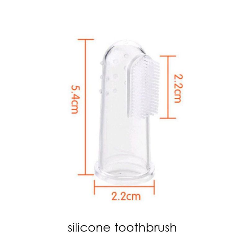 BEVAVAR Sikat Gigi bayi Jari Silicon - Finger Tooth Brush - Pembersih Mulut Bayi