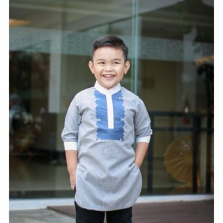  Baju  Koko  Kurta Bordir  Anak AlThaff Ammar Series Shopee 