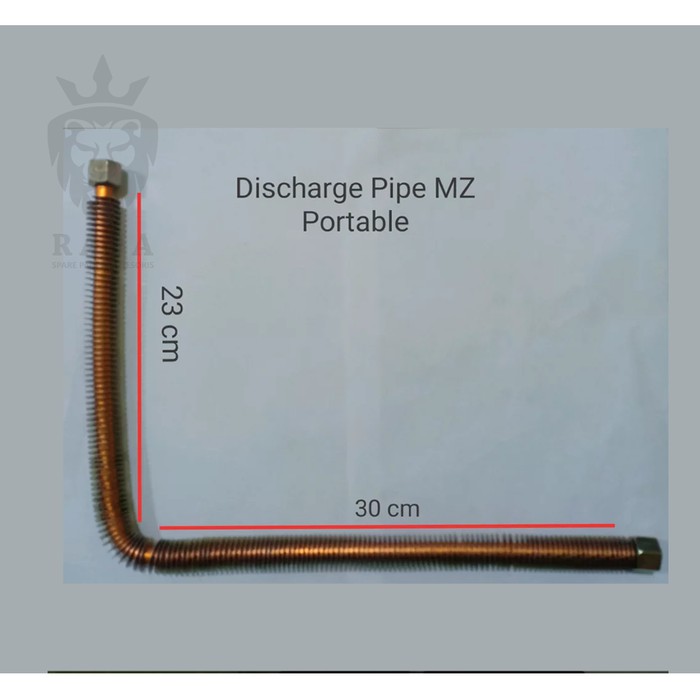 Discharge pipe assy portable kompressor