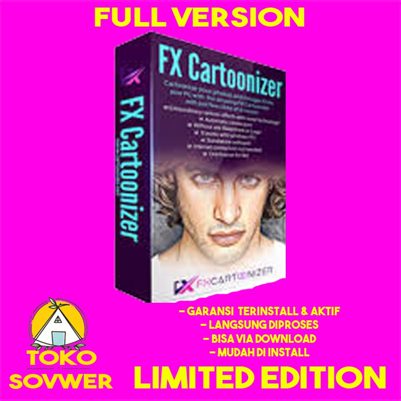 FX Cartoonizer Pro Photo Editor FULL VERSION GARANSI AKTIF