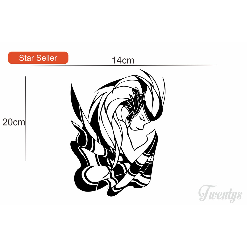 

STIKER ANIMEE GIRLS CUTTING STICKER VINYL DECAL