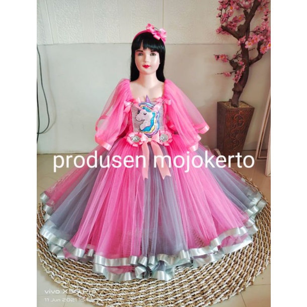 gaun tutu anak unicorn