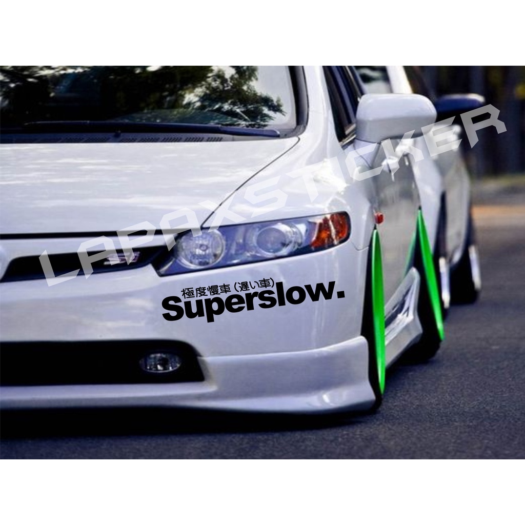 stiker superslow sticker cutting body mobil dan motor