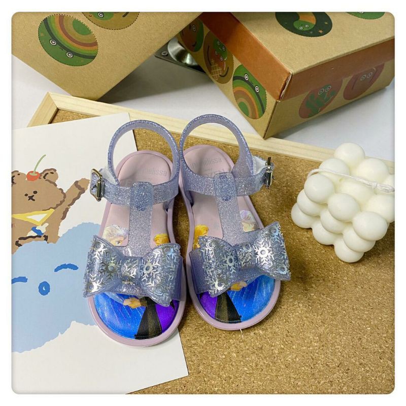 Sandal melissa mini frozen anak perempuan