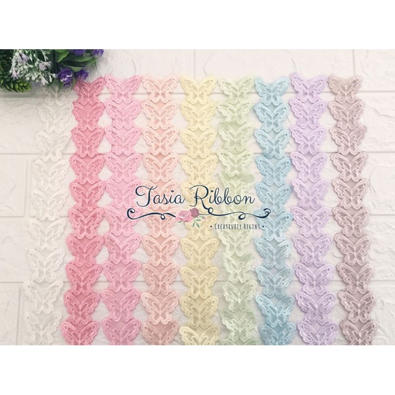 Aplikasi Renda 126 - Kupu Polos Small